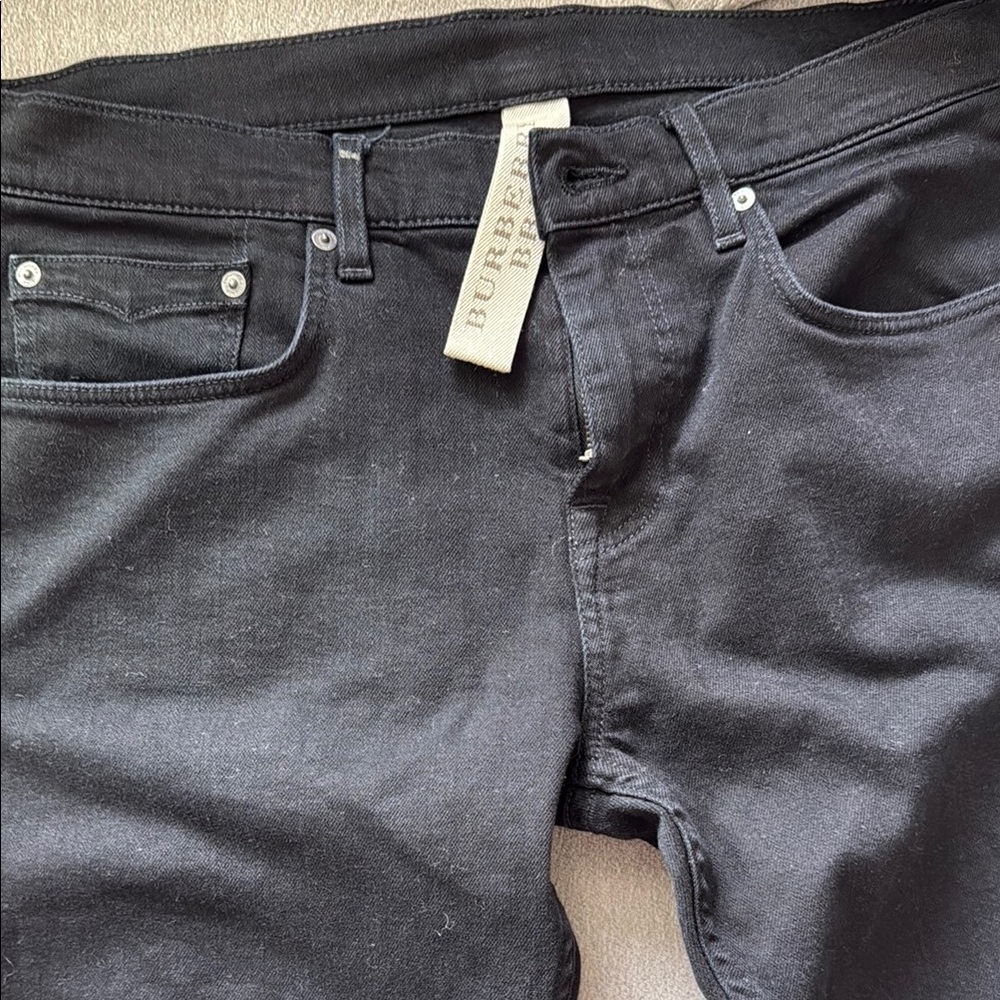 Burberry Men's Charcoal Slim Jeans